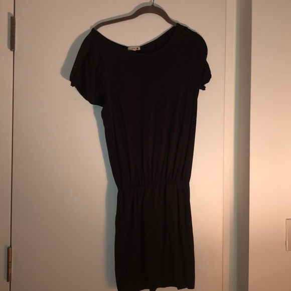 Sundry cotton black mini dress:small